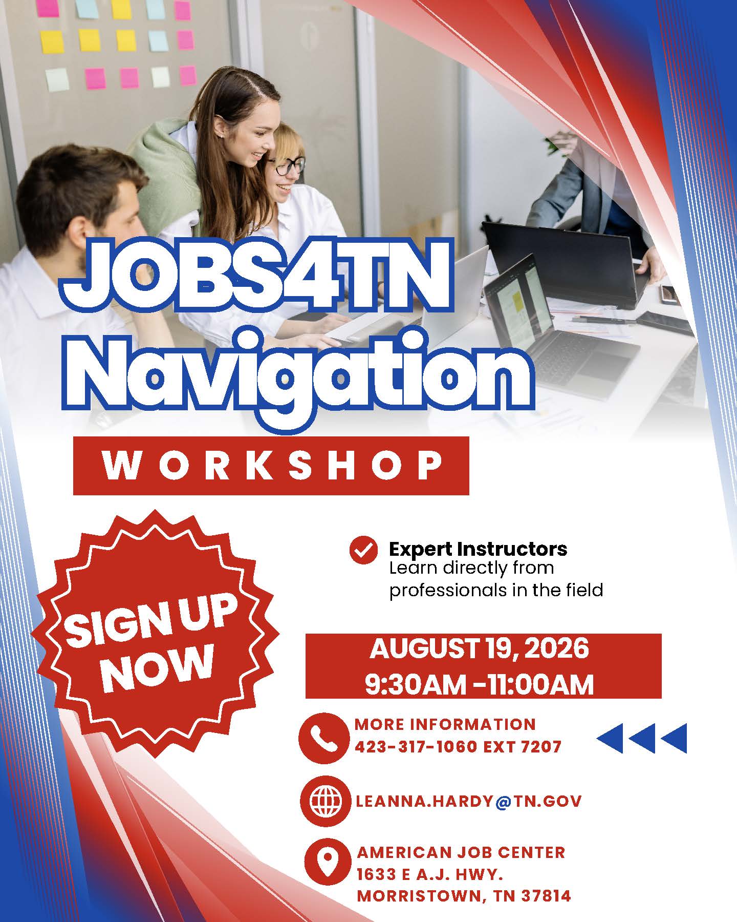 Jobs4TN Navigation