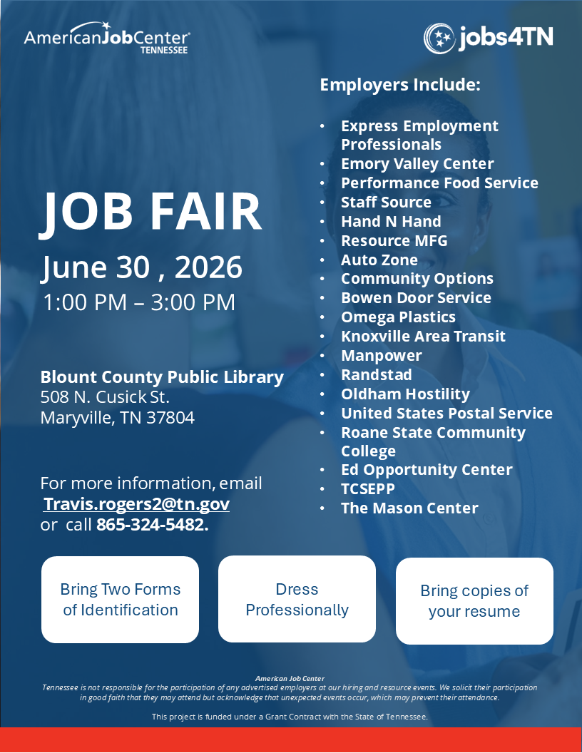 Blount County Resource-Job Fair