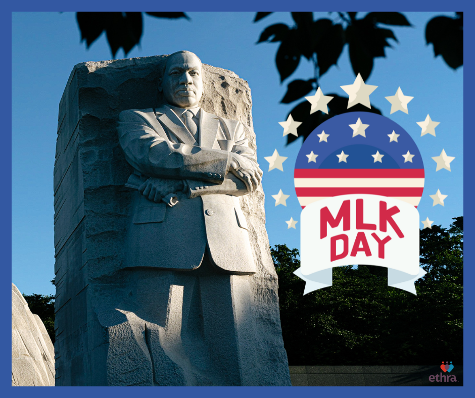 Image of Martin Luther King Jr memorial. 